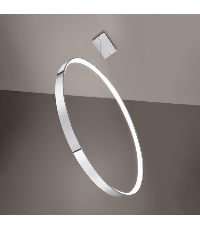 Rio Integrated Led Pendant Ceiling Light Chrome-5