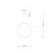 Rio Integrated Led Pendant Ceiling Light Chrome-9