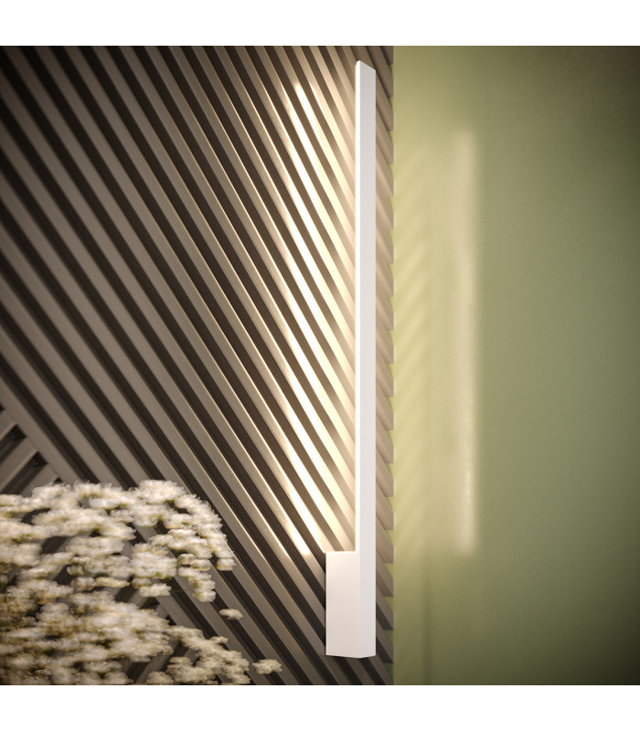 Lahti Integrated Led Wall Lamp White-12