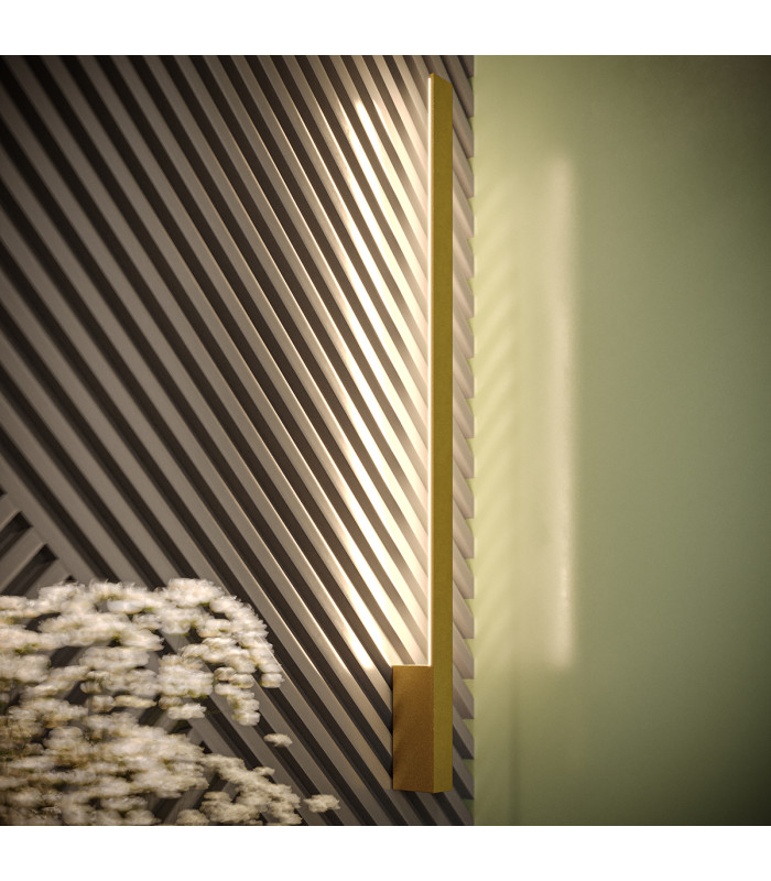 Lahti Integrated Led Wall Lamp Golden-12