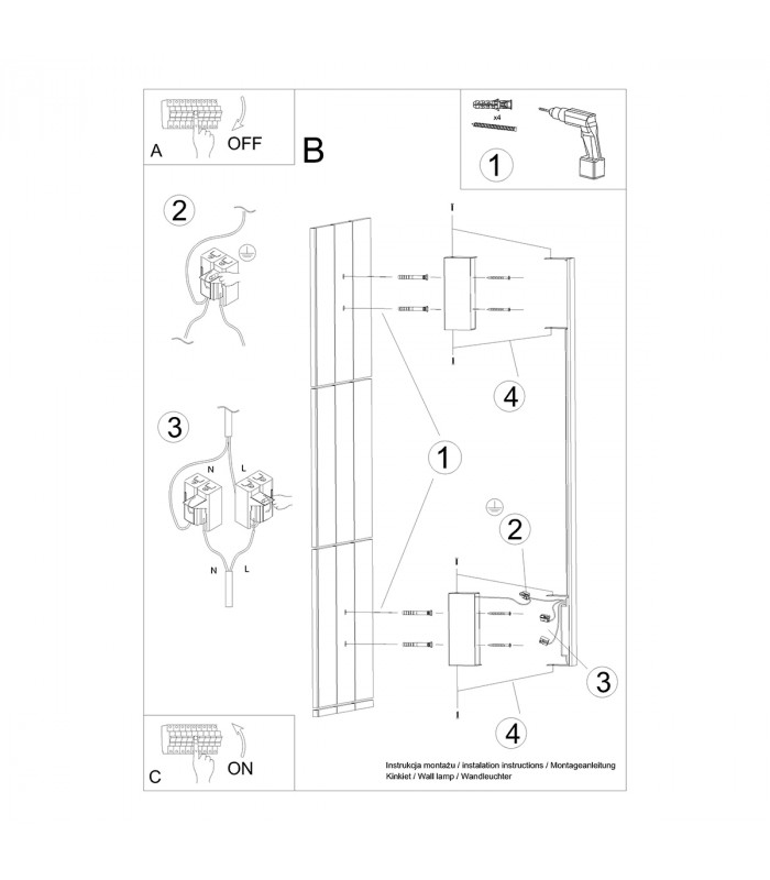 Sappo Integrated Led Wall Lamp Black-8