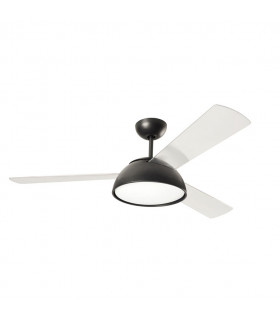 Gregal LED Ceiling Fan Black Opal Warm-White 3000K-1