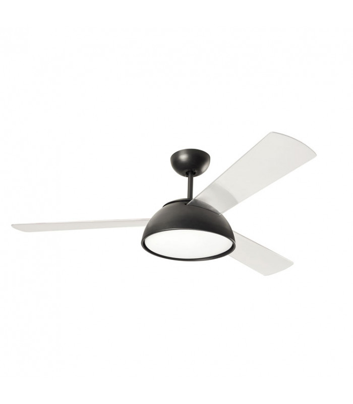 Gregal LED Ceiling Fan Black Opal Warm-White 3000K-1