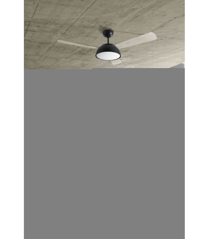 Gregal LED Ceiling Fan Black Opal Warm-White 3000K-2
