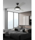 Gregal LED Ceiling Fan Black Opal Warm-White 3000K-3