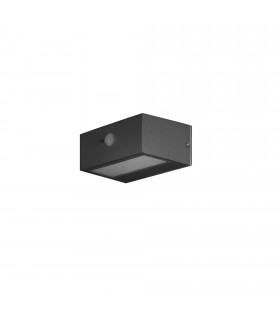 Top LED Outdoor Down Wall Lamp Urban grey Sandblasted Warm-White 3000K IP44-1