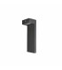 Top LED Outdoor Bollard Urban grey Sandblasted Warm-White 3000K IP44-1