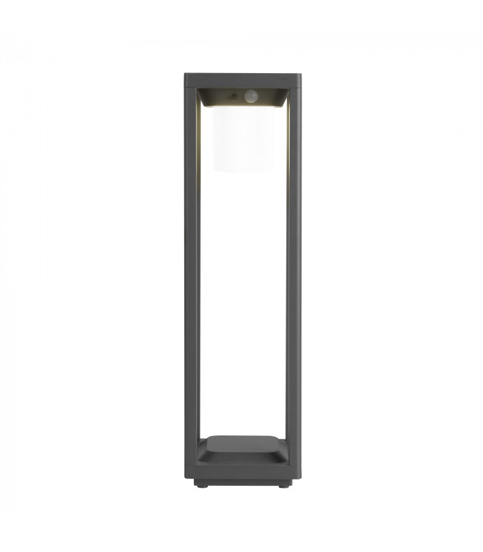 Bow LED Outdoor Bollard Urban grey Opal Warm-White 3000K IP44-3