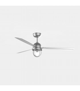 Mariner LED Ceiling Fan Satin nickel With E27 Lamp