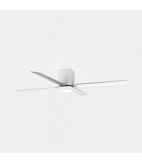 Zonda LED Ceiling Fan White Sandblasted Warm-White 3000K-1