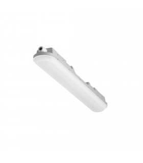 Pop 560mm LED Outdoor Linear Batten Light Grey Neutral-White 4000K IP65-1