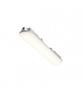 Pop 560mm LED Outdoor Linear Batten Light Grey Neutral-White 4000K IP65-2