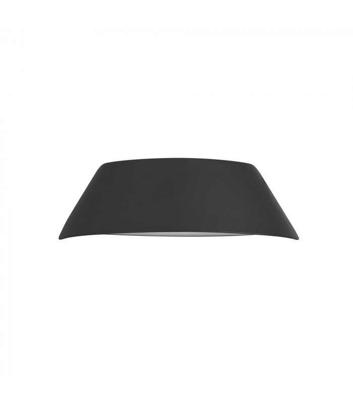Courbe LED Outdoor Up Down Wall Lamp Urban grey Opal Warm-White 3000K IP65-4