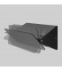 Shape LED Outdoor Up Down Wall Lamp Black Warm-White 3000K IP44-3