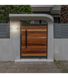 Shape LED Outdoor Up Down Wall Lamp White Warm-White 3000K IP44-2