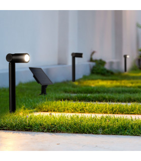 Lis LED Outdoor Spike Black Warm-White 3000K IP44-2