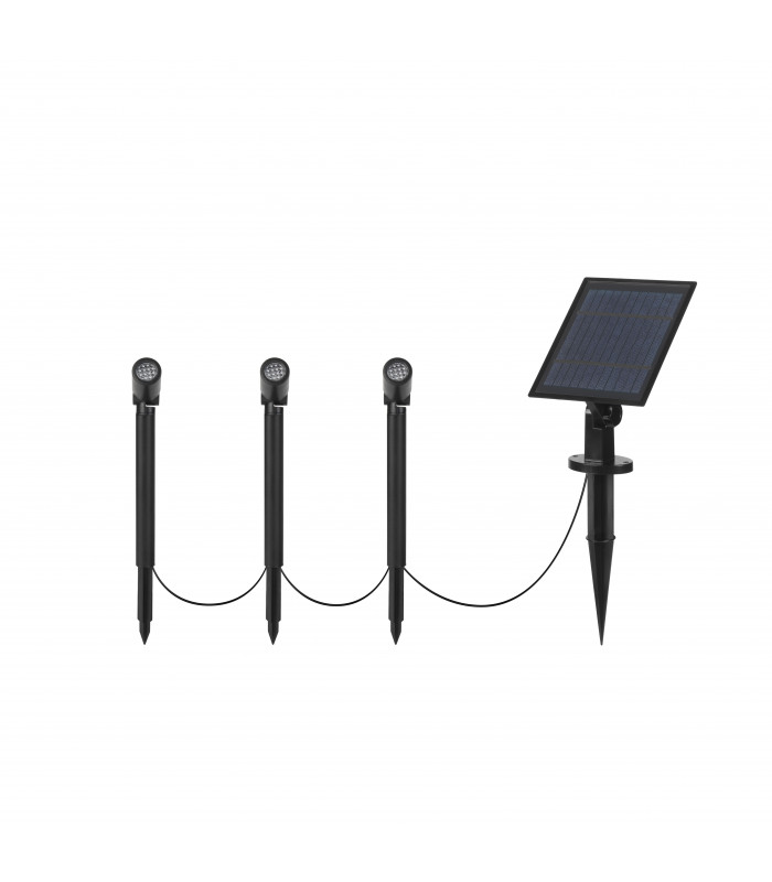 Lis LED Outdoor Spike Black Warm-White 3000K IP44-4