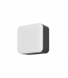 Tilt LED Outdoor Flush Wall Lamp Urban grey Opal Neutral-White 4000K IP44-1