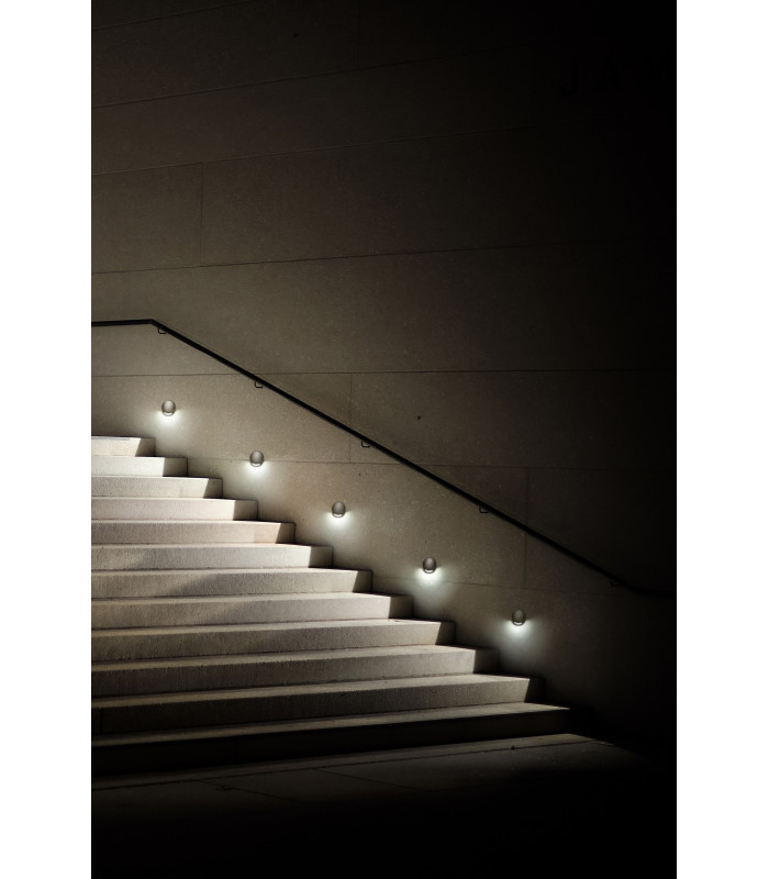 Way LED Outdoor Bollard Grey Warm-White 3000K IP65-IP67-2