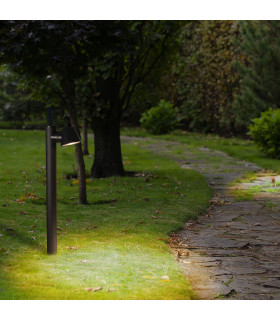 Cone Outdoor Single Bollard Black IP54-2