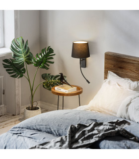 Janet LED Reading Lamp Black Warm-White 3000K-2