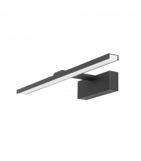 Nora LED Bathroom Over Mirror Light Black Tinted Neutral-White 4000K IP44-1