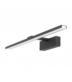 Nora LED Bathroom Over Mirror Light Black Tinted Neutral-White 4000K IP44-1