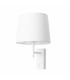 Aura Wall Lamp with Shade White E27-1