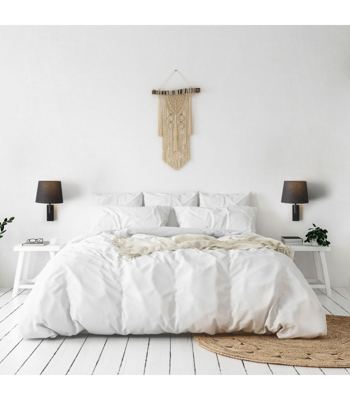 Aura Wall Lamp with Shade White E27-2