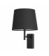 Aura Wall Lamp with Shade Black E27-1