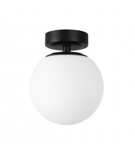 Giro 2 Globe Ceiling Light Black Opal IP44-1
