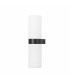 Metà Bathroom Wall Lamp Black Opal white IP44-1