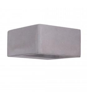Grow Outdoor Down Wall Lamp Cement Tinted IP65-1