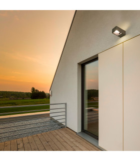 Grow Outdoor Down Wall Lamp Cement Tinted IP65-2