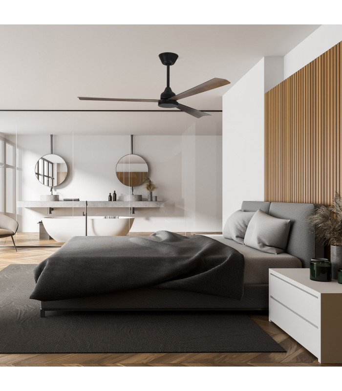 Shadow 3 Blade Ceiling Fan Brown Opal-3