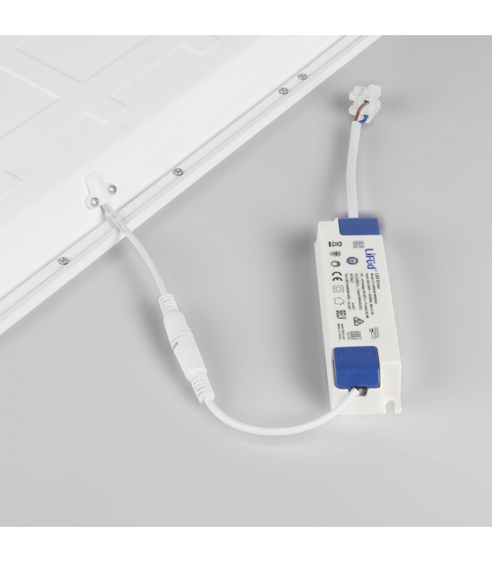 Square Eco LED Integrated LED Panel White Opal white Neutral-White 4000K-4