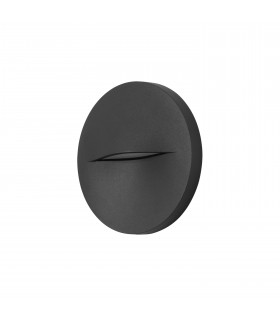 Hide LED Outdoor Flush Wall Lamp Urban grey Neutral-White 4000K IP65-1