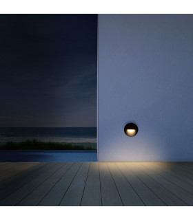 Hide LED Outdoor Flush Wall Lamp Urban grey Neutral-White 4000K IP65-2