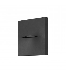 Hide LED Outdoor Flush Wall Lamp Urban grey Neutral-White 4000K IP65