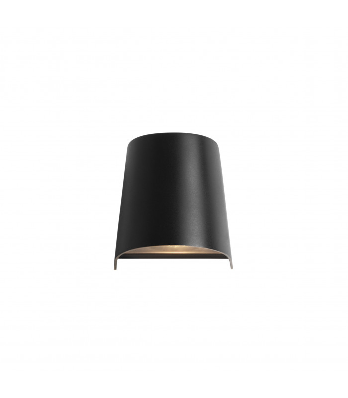 Prisma Outdoor Up Down Wall Lamp Black Tinted IP65-3