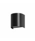 Foix Outdoor Up Down Wall Lamp Black Tinted IP65-1