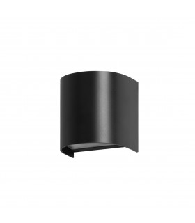 Foix Outdoor Up Down Wall Lamp Black Tinted IP65-1