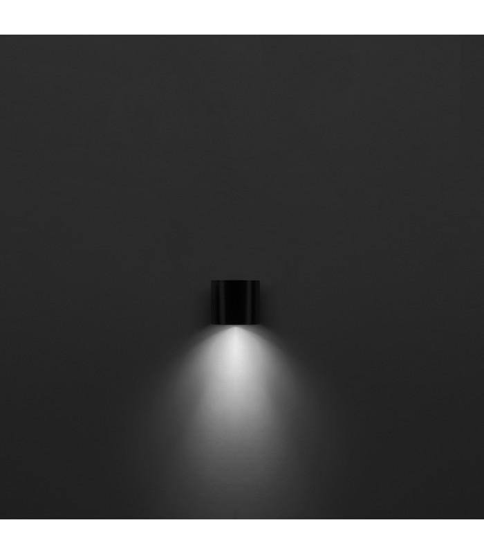Foix Outdoor Up Down Wall Lamp Black Tinted IP65-3