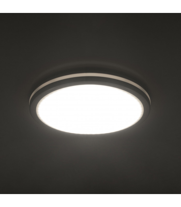 Scal LED Outdoor Flush White Tinted 3000-4000-6000K IP54-3