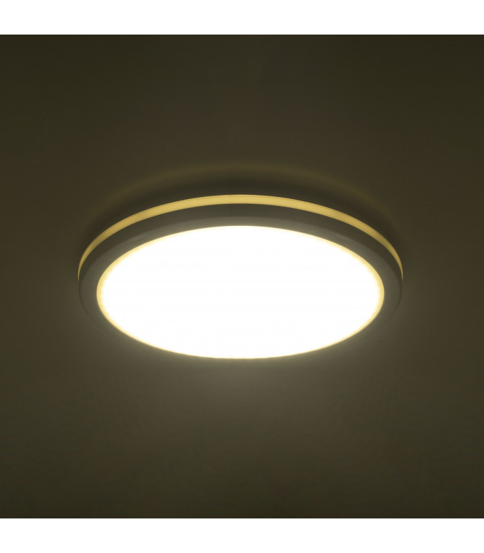 Scal LED Outdoor Flush White Tinted 3000-4000-6000K IP54-3