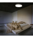 Stac LED Flush Ceiling Light White Opal Neutral-White 4000K-2