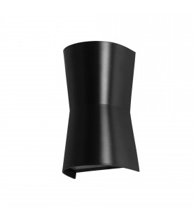 Prisma Outdoor Up Down Wall Lamp Black Tinted IP65-1