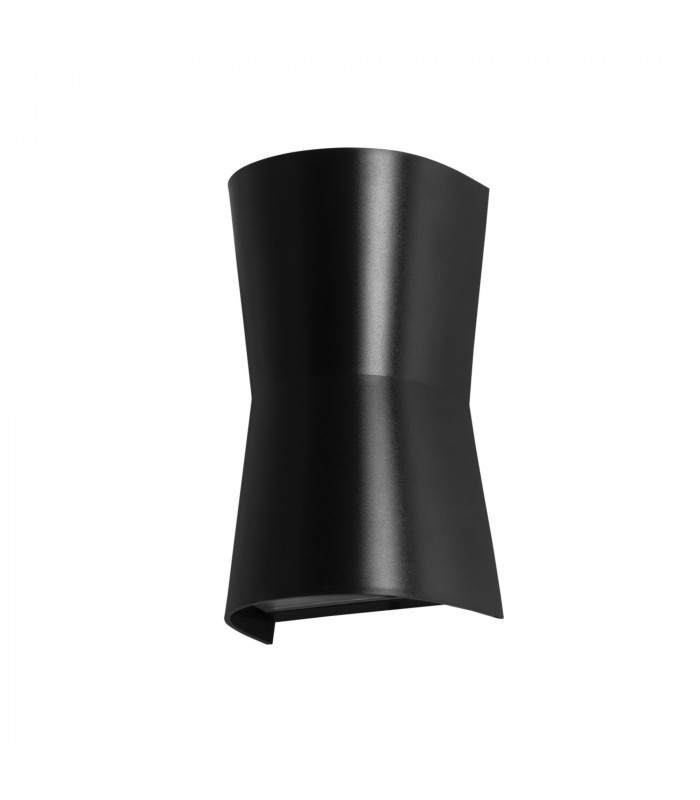 Prisma Outdoor Up Down Wall Lamp Black Tinted IP65-1