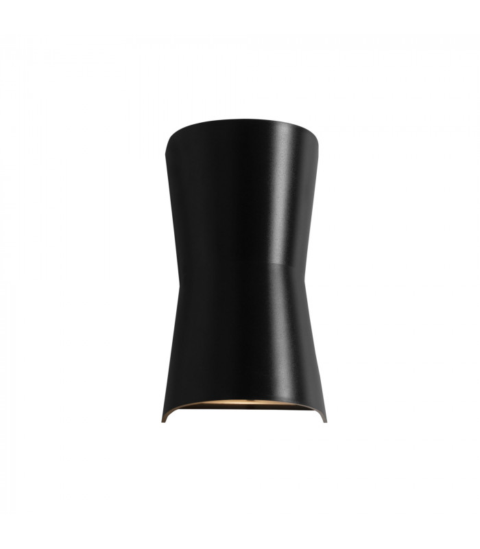 Prisma Outdoor Up Down Wall Lamp Black Tinted IP65-3