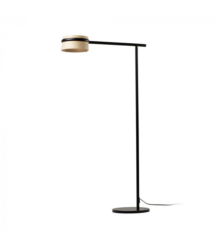 Loop Integrated LED Floor Lamp Arc Black-1